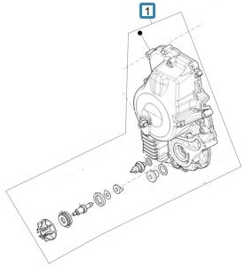 COPERCHIO VOLANO COMPLETO r.o.1A0176285